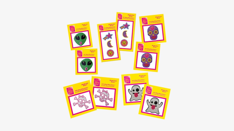 Spooky Sparkle Halloween 10-pack Rhinestone Stickers - Sticker, transparent png download