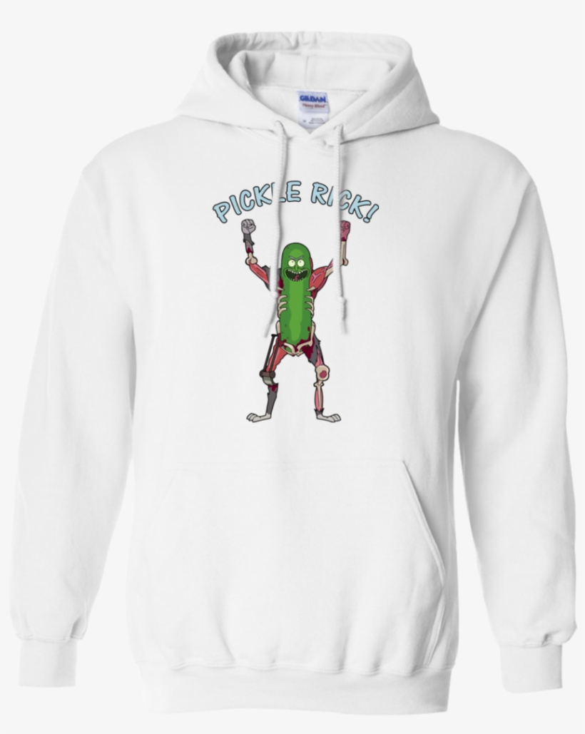 Mens Rick Sanchez Pickle Rick Ra G185 Gildan Pullover - Feline Familiar Blend Hoodie - Sand - 4xl, transparent png download