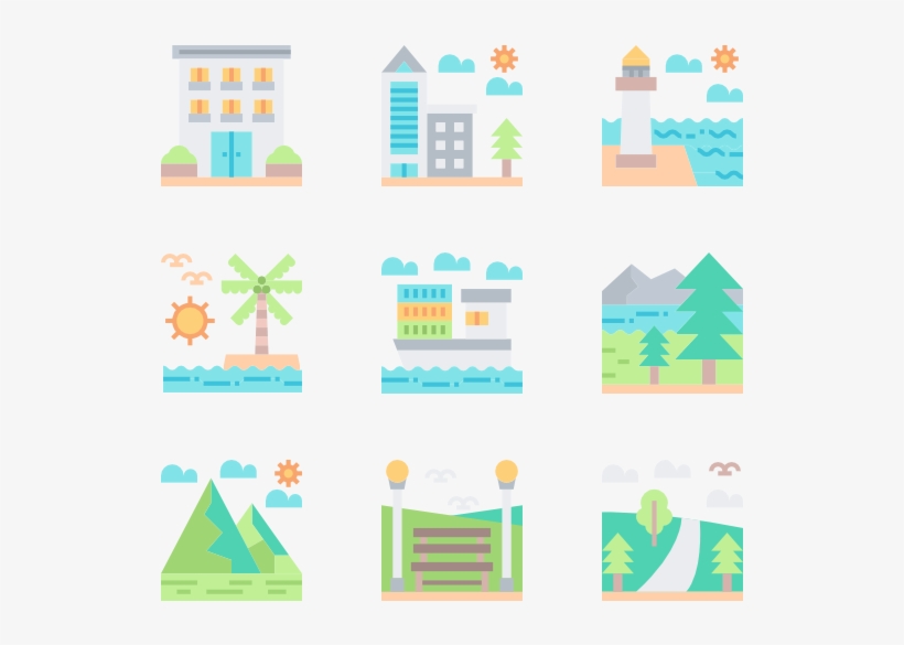 Nature And Landscape - Illustration, transparent png download