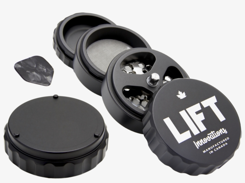 4 Piece Grinder - Lift Innovations Grinder Review, transparent png download