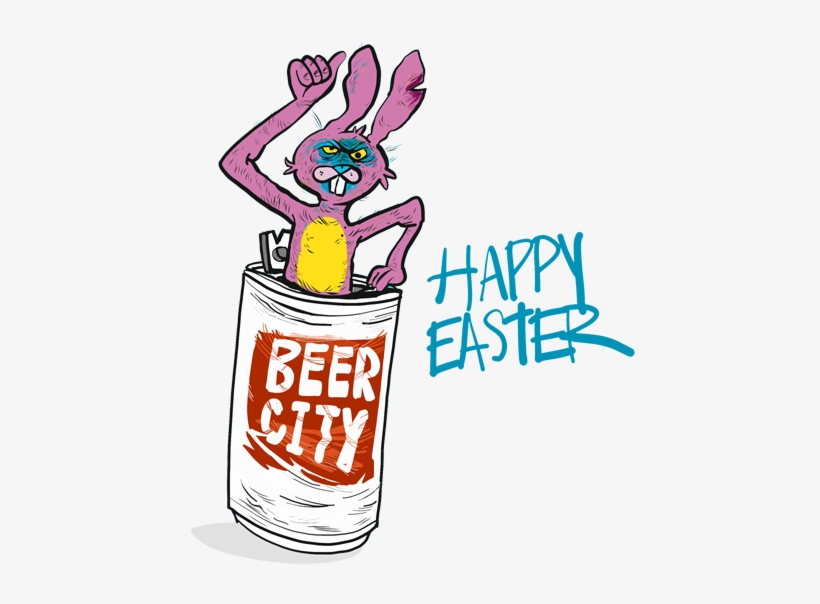 Happy Easter - Beer City Skateboards And Records, transparent png download