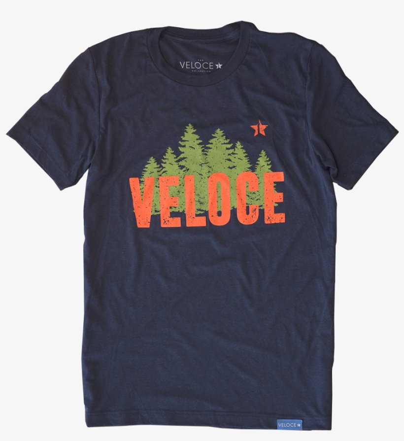 Veloce Treeline Shirt - T-shirt, transparent png download