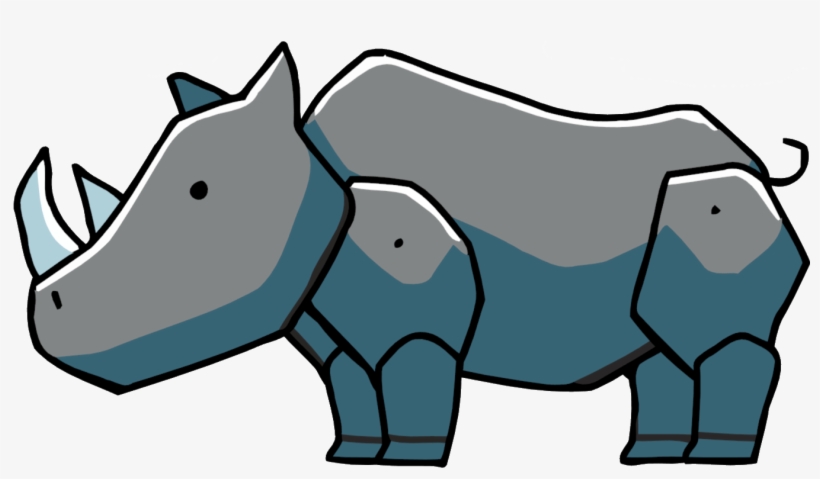 Ww/76, Rhino - Scribblenauts Animals Png, transparent png download