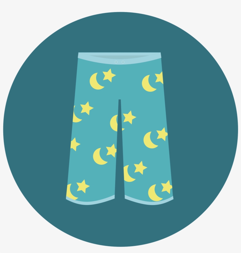 Pajama Pants Icon - Pajama Icon Png, transparent png download
