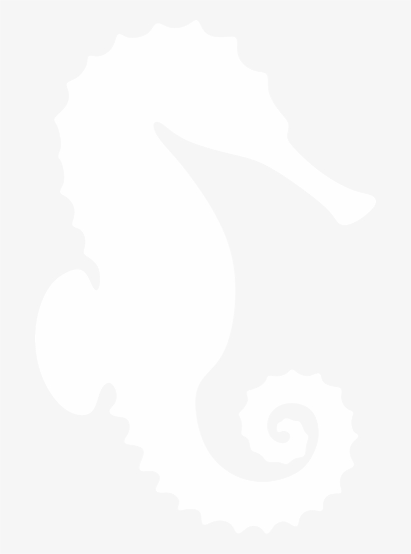 Seahorse Silhouette By Paperlightbox - Seahorse, transparent png download
