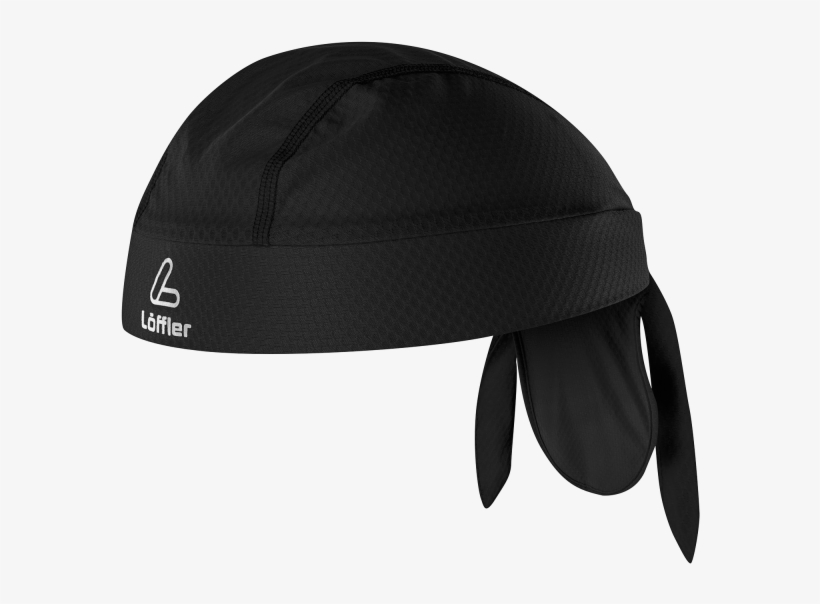 18038990 - Loeffler Bandana Mesh Black, Beanie (size One Size, transparent png download