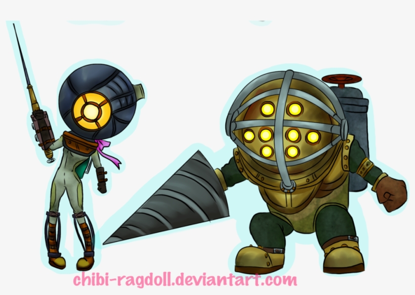 Bioshock Art Chibi - Bioshock Big Sister Chibi, transparent png download
