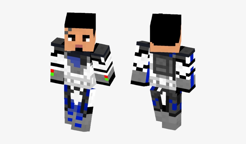 Clone Trooper Fives Without Helmet - Minecraft, transparent png download
