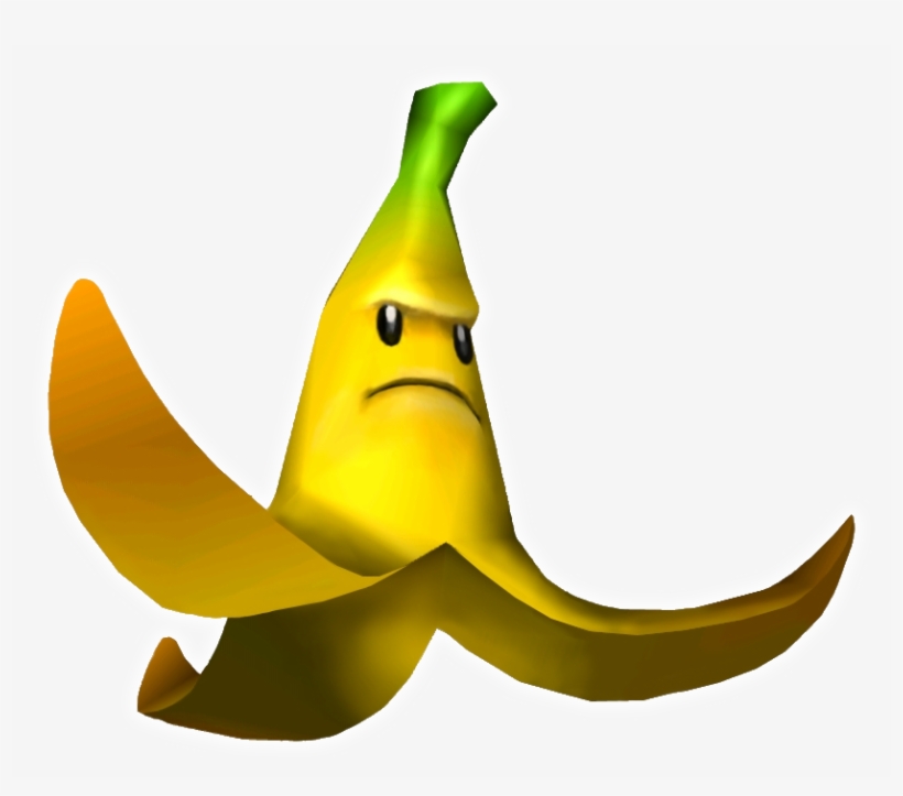 Image Free Stock Bananas Clipart Double - Mario Kart Giant Banana, transparent png download