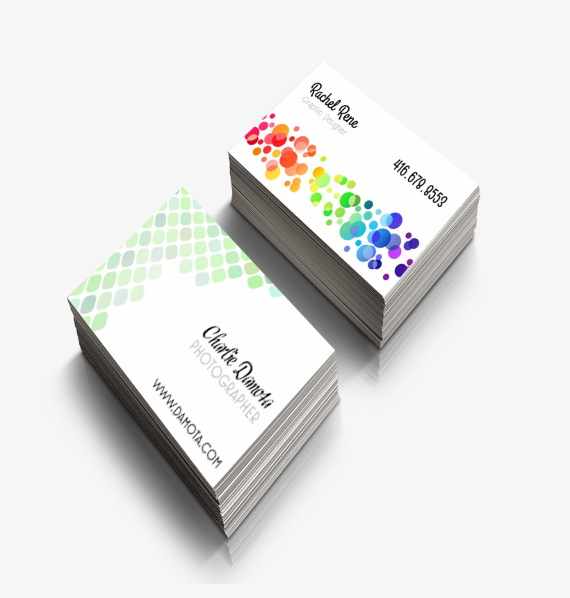 Single Sided Business Cards - Mockup Business Card Png, transparent png download