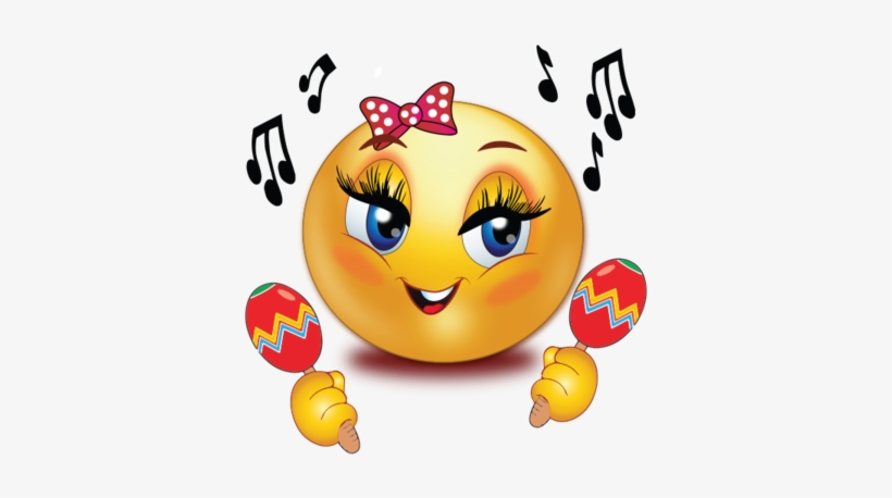 Music Party Girl - Party Girl Smiley, transparent png download