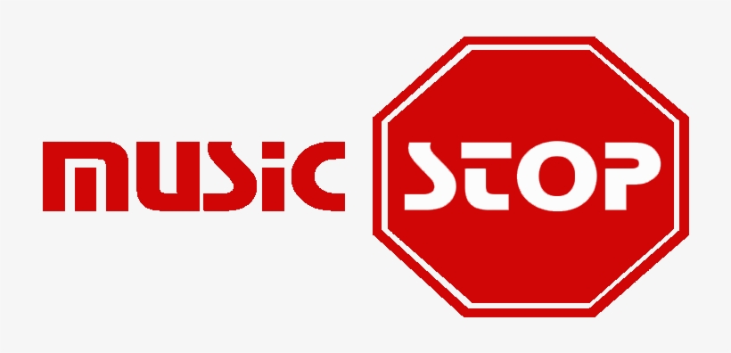 Music Stop Png 1 - Stop Sign, transparent png download