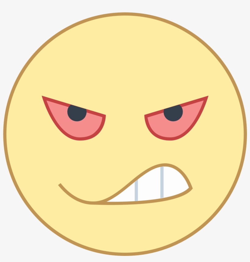 This Is The Icon For Angry - Circle, transparent png download