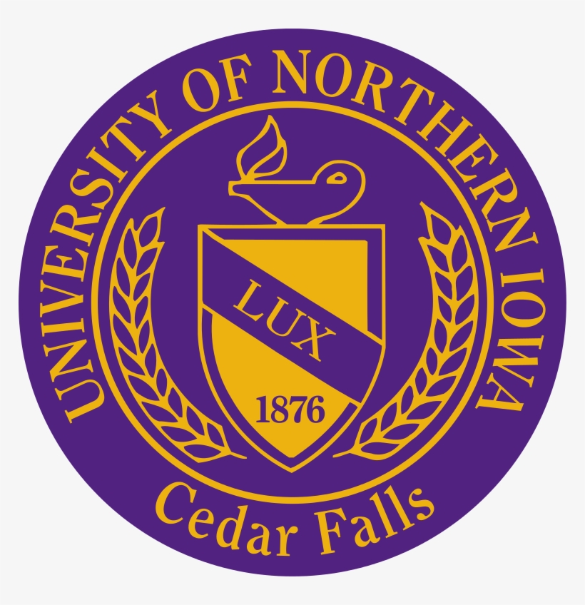 University Of Northern Iowa Seal Png - University Of Northern Iowa Crest, transparent png download