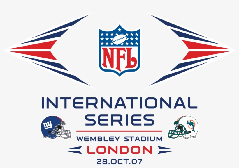 2007 Nfl International Series - Giants Vs Dolphins Logos, transparent png download