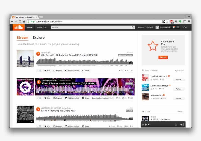 Soundcloud-home - Soundcloud Bitrate, transparent png download
