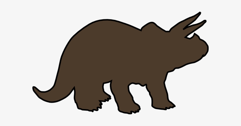 How To Set Use Brown Triceratops Svg Vector, transparent png download