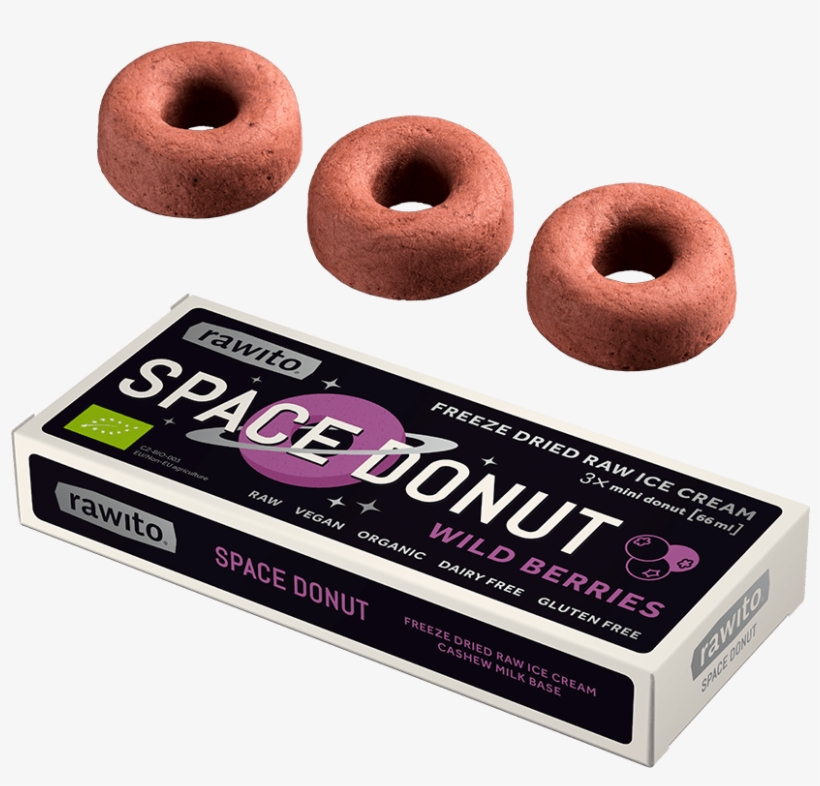 Space Donut Wild Berries - Raw Space Donut, transparent png download