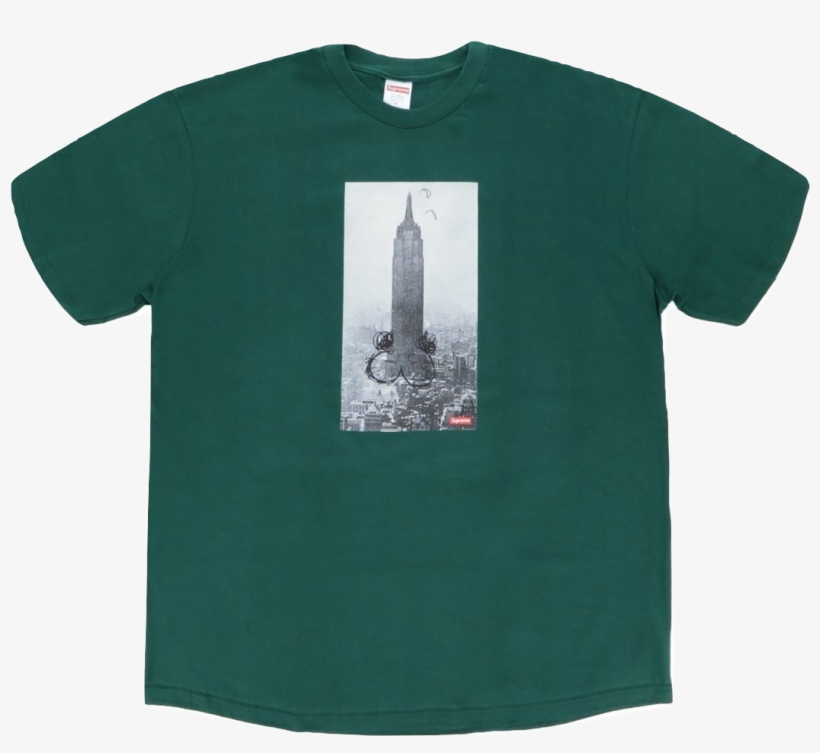 Supreme Mike Kelley Empire State Building Tee - Empire State Building Tee, transparent png download