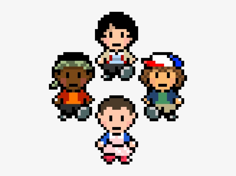 Stranger Things Earthbound Stranger Things Pixel Art Transparent PNG 510x550 Free Download