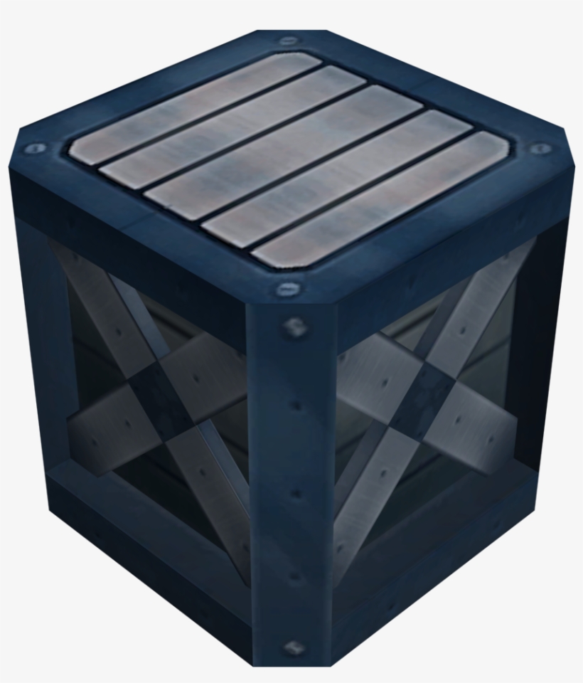 Steel Crate Png Vector Black And White Stock - Box, transparent png download