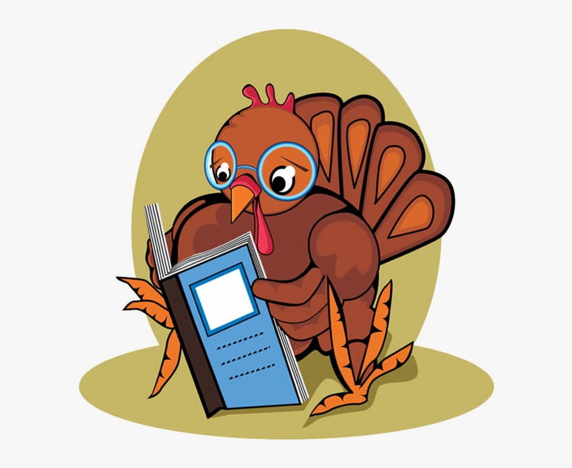 Turkey Reading Clipart, transparent png download