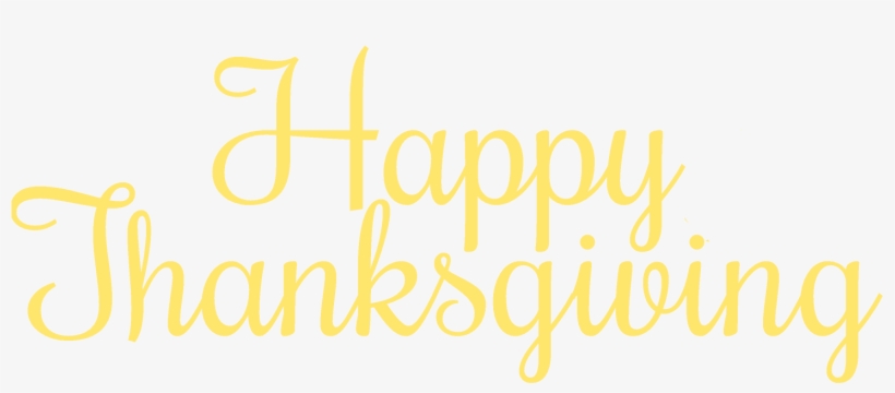 Happy Thanksgiving Type - Thanksgiving Banners 3*2, transparent png download