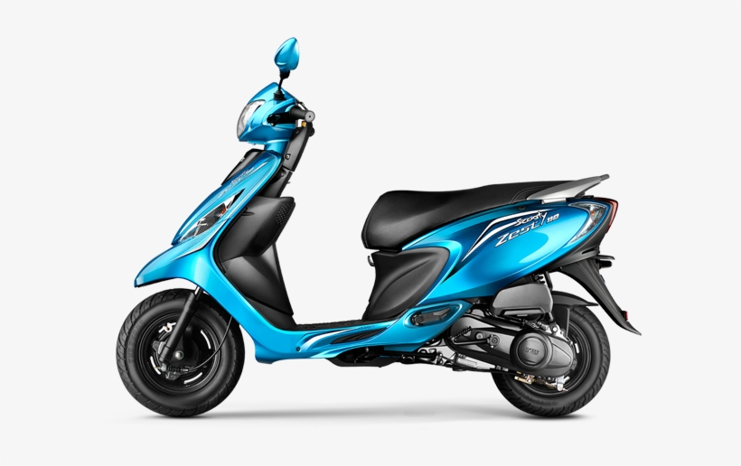 Tvs Scooty Zest 110 Terrific Turquoise - Tvs Scooty Zest Red Colour, transparent png download