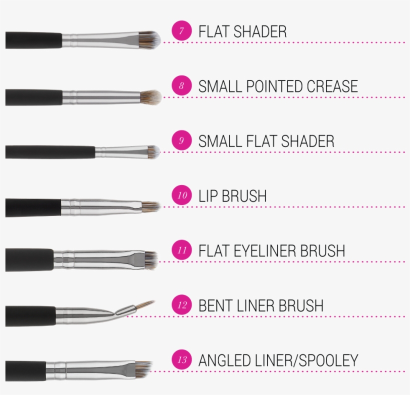 Studio Pro Brush Set - Pointed Crease Bh Cosmetics Studio Pro Brush 5, transparent png download