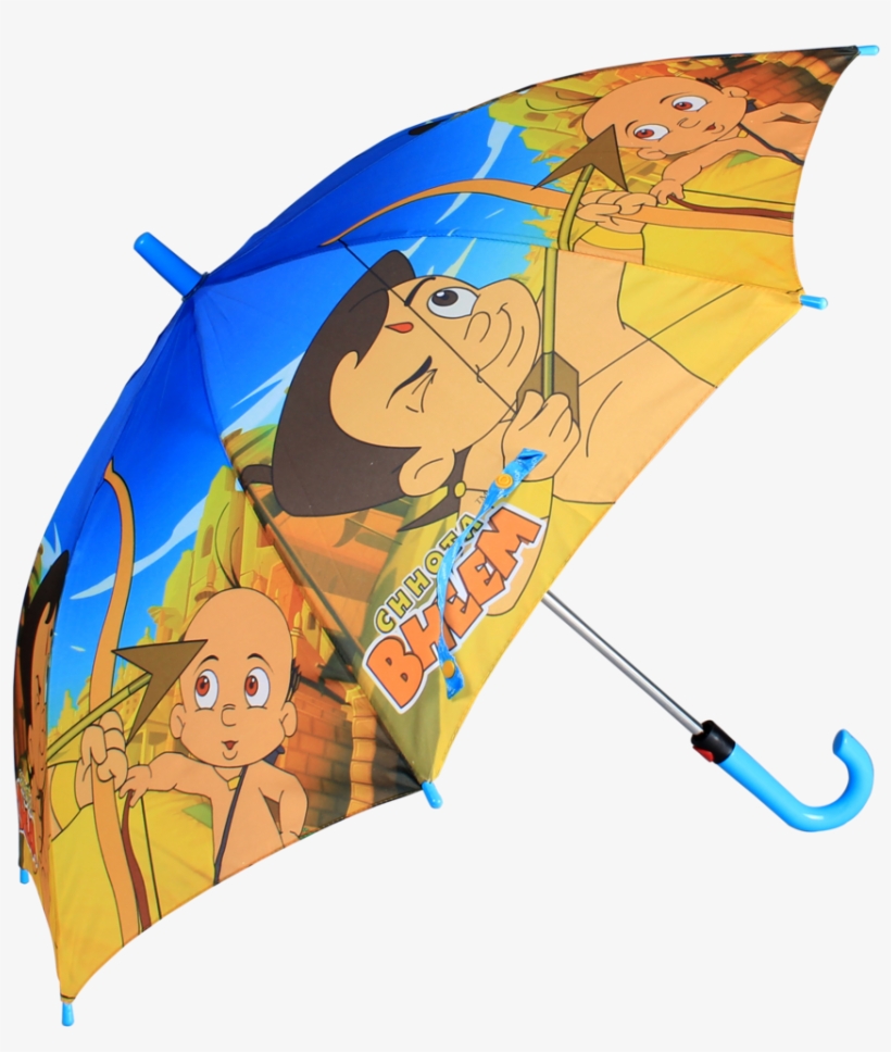 Johns Kids Umbrella 500 Mm With Chotta Bheem Print - Kids Umbrella, transparent png download