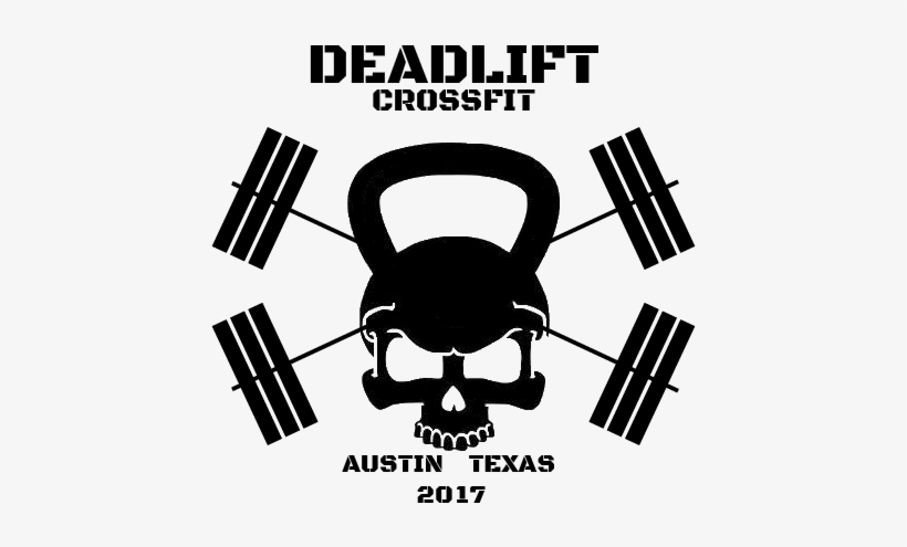 Deadlift - Coal Miner Skull Vinyl Decal Sticker- 15" Wide Matte, transparent png download
