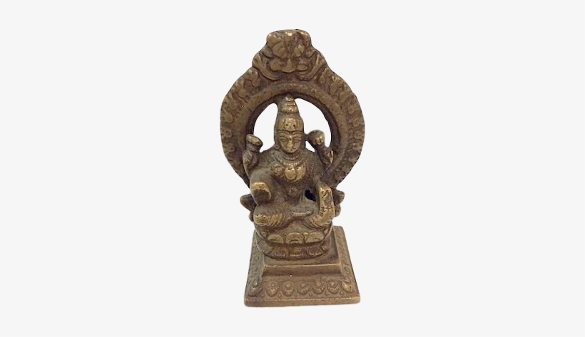 Old Small Lakshmi Ring - Bronze Sculpture, transparent png download