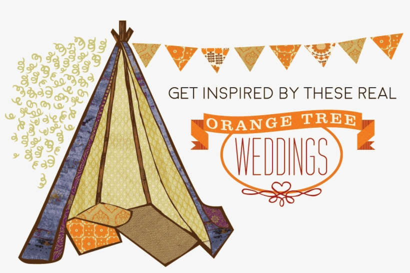Get Inspired By These Real Orange Tree Weddings - Poster, transparent png download