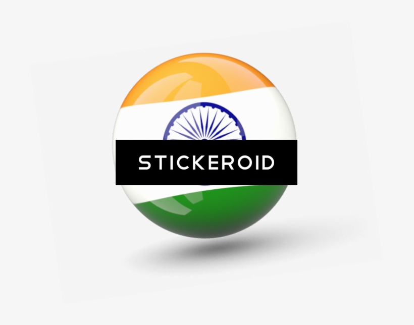 India Flag - Circle, transparent png download