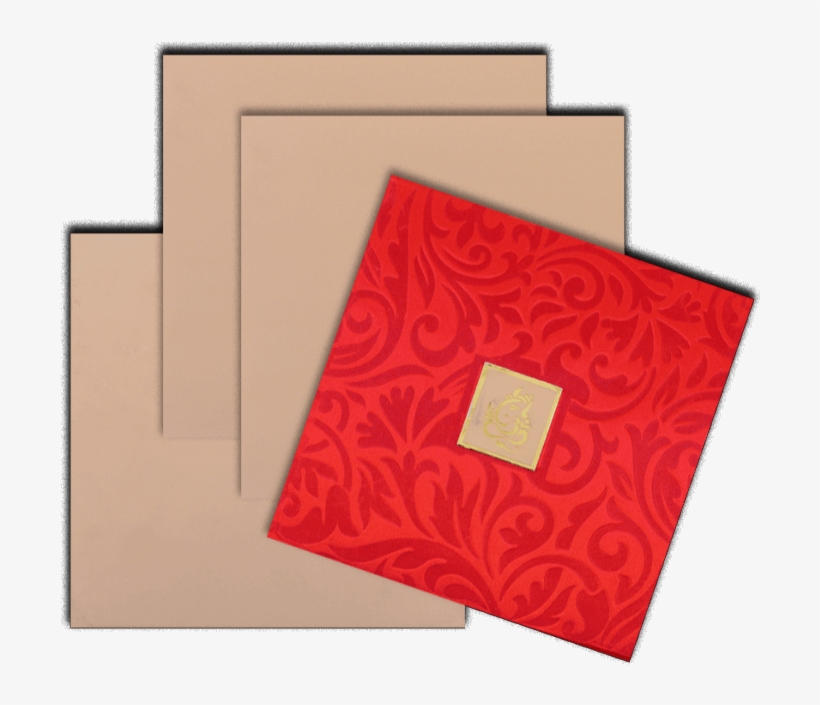 Hindu Wedding Cards - Square, transparent png download