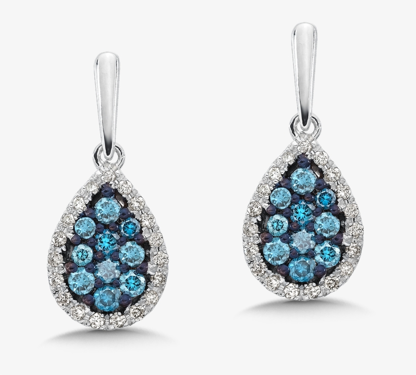 Sdc Creations Pave Set Diamond Cushion Shaped Halo - Earring, transparent png download
