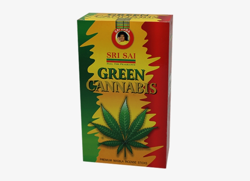Sri Sai Incense Green Cannabis Scent - Incense, transparent png download