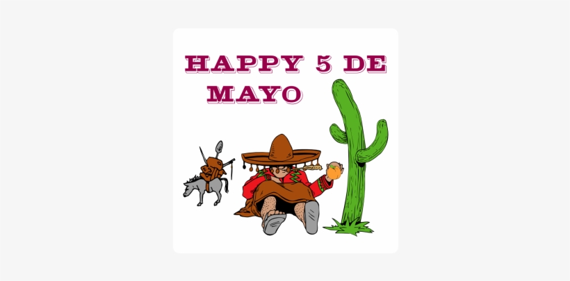 Cinco De Mayo Static Cling - Danny [book], transparent png download