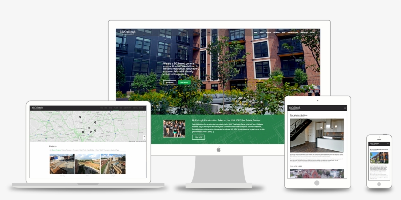 As Portfolio Mccullough Responsive - Mccullough Construction Co., Inc., transparent png download