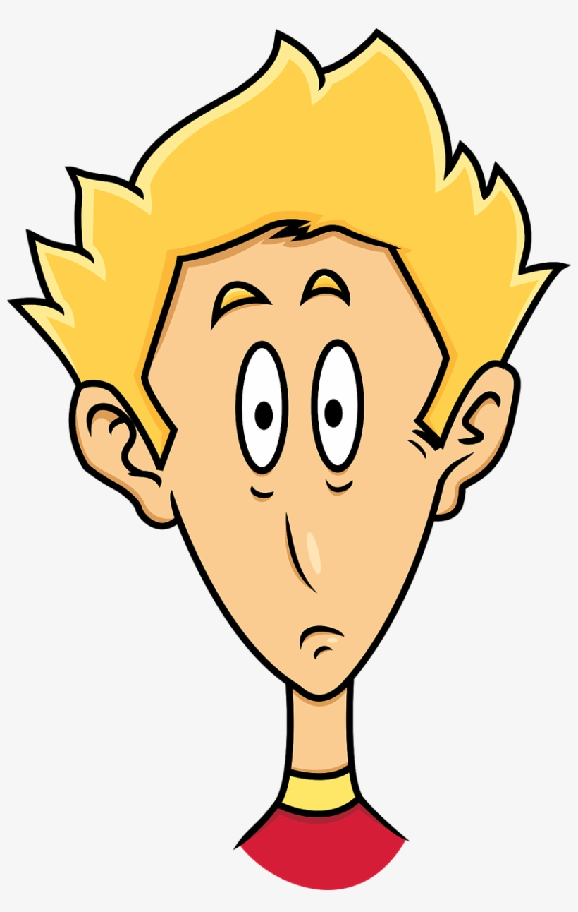 Blond Caricature Comic Png Image - Rubio Caricatura, transparent png download