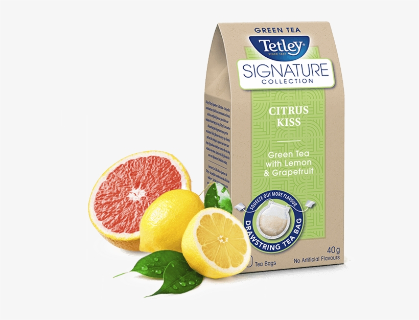 Tetley Signature Collection Citrus Kiss - Tetley Tea Tetley Signature Collection Citrus Kiss, transparent png download