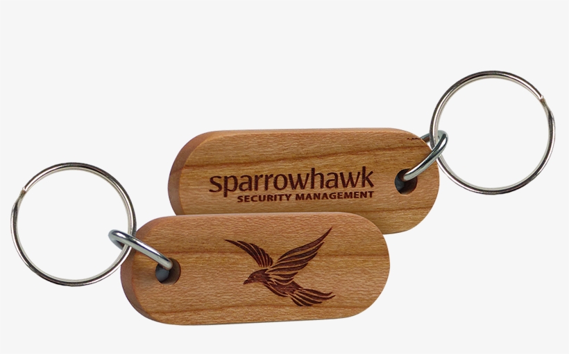 Large Wood Keyrings - Wood, transparent png download