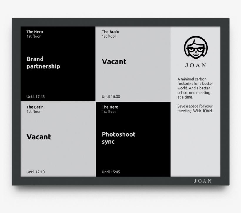 Meeting Room Scheduler Reservation Display - Eink Board, transparent png download