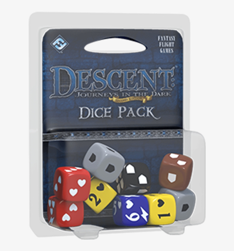 Journeys In The Dark Dice Pack - Descent - Journeys In The Dark 2nd Edition Dice Pack, transparent png download