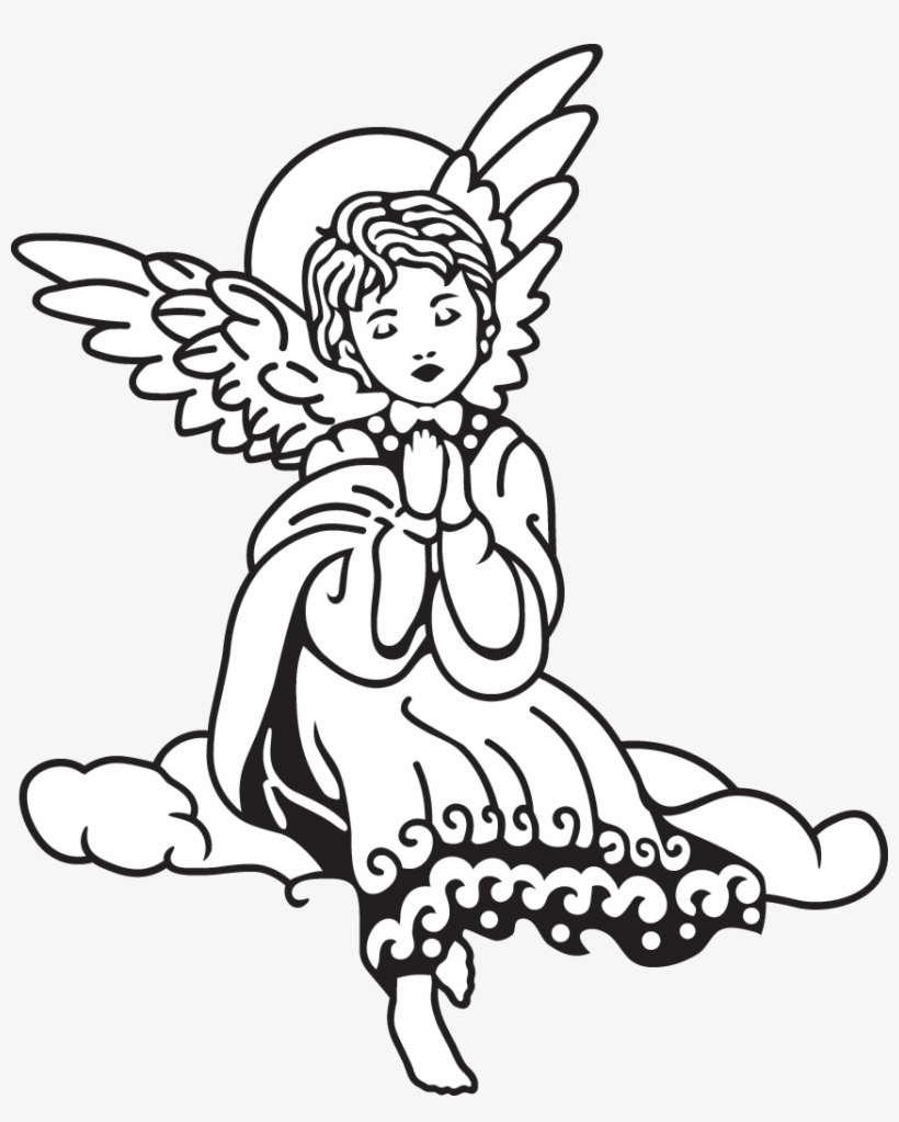 Angels Drawing Face - Cartoon, transparent png download