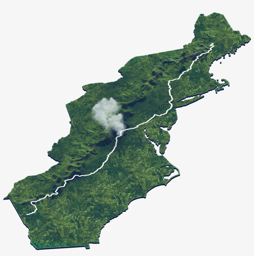 Follow Karl's Story As It Unfolded As He And His Crew - Appalachian National Scenic Trail, transparent png download