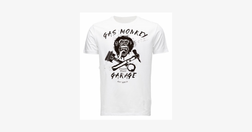 Gas Monkey White Piston T Shirt 557070k - Active Shirt, transparent png download