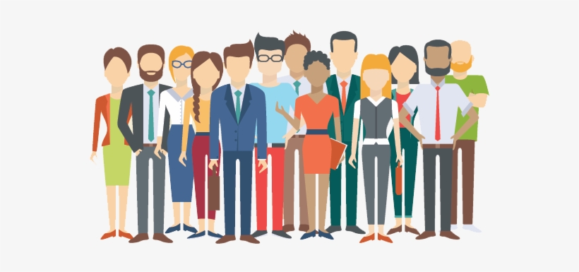 Picture Of A Group Of Diverse People Group Of People Illustration Transparent Png 600x600 Free Download On Nicepng