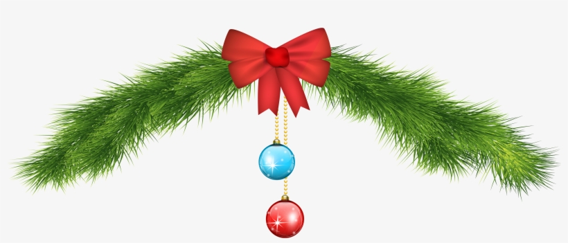 Christmas Clipart Decorations Bow, transparent png download