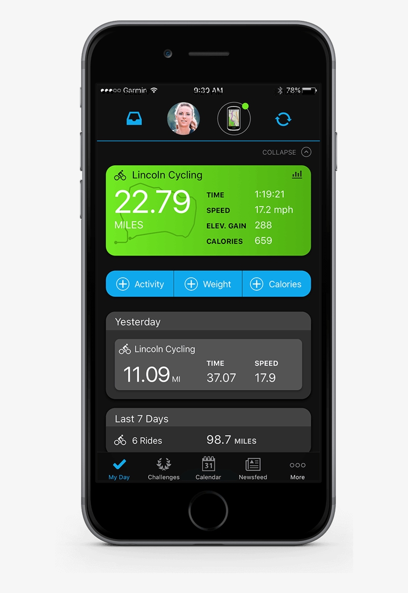 Garmin Connect™ - Garmin Vívoactive 3, transparent png download